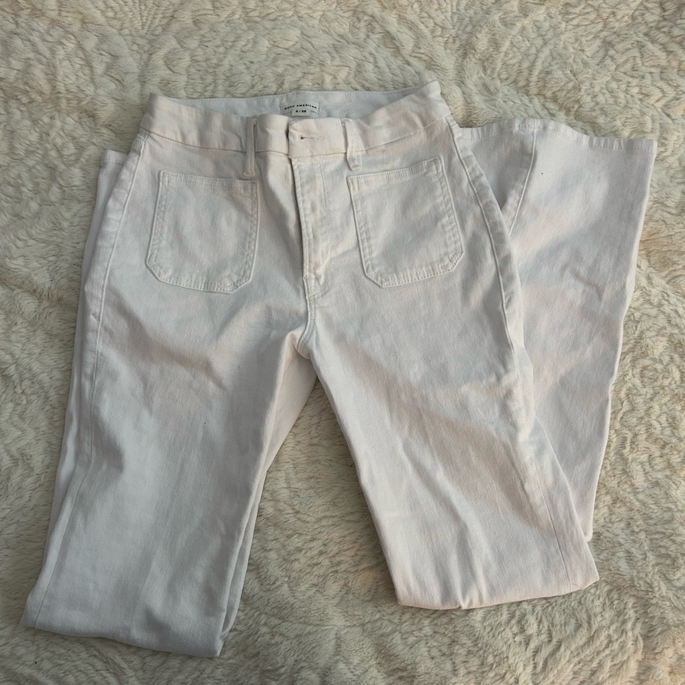 Good American Women's Straight Leg Jeans in White